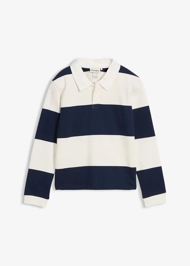 Polo mikina z čistej bio bavlny