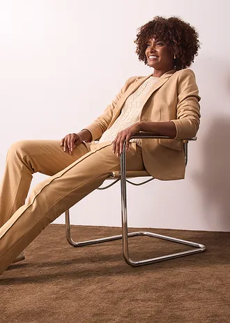 Bavlněný žerzejový blejzr • kapučíno • bonprix obchod