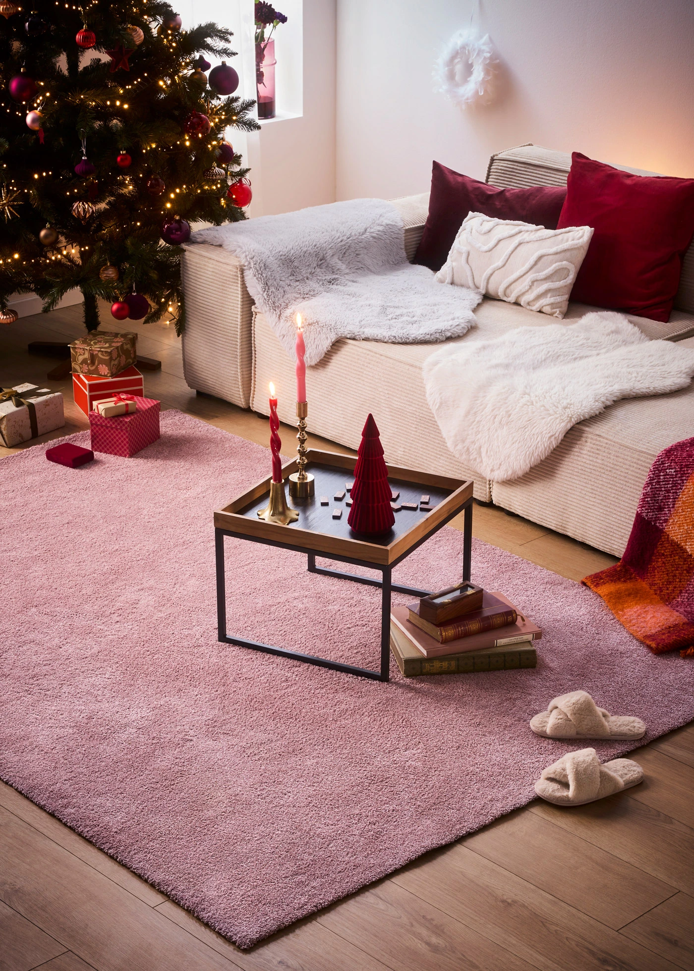 Decoratief object krans met veren • wit • bonprix online shop