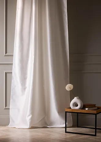 Závěs s lehkým lesklým efektem, také extradlouhý (1 ks v balení) • krémová • bonprix obchod