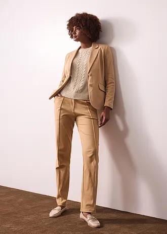 Bavlněný žerzejový blejzr • kapučíno • bonprix obchod