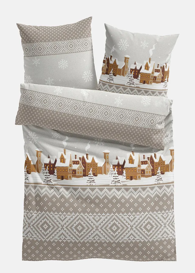 Lenjerie de pat cu căsuțe