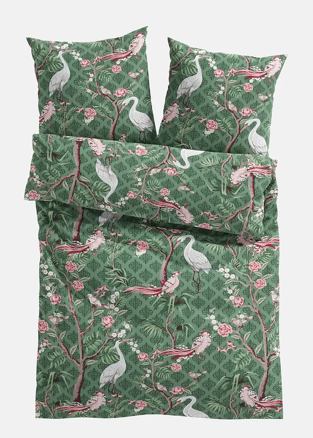 Posteľná bielizeň s volavkami