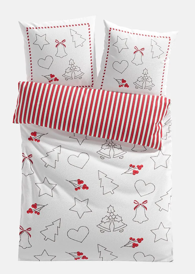 Lenjerie de pat cu două fețe cu design de Crăciun