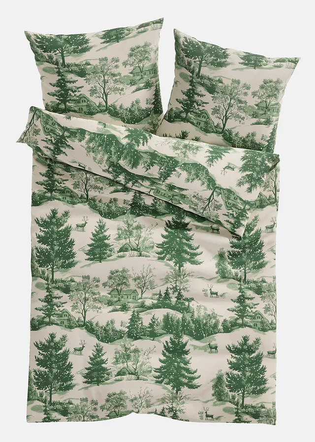 Lenjerie de pat cu peisaj de pădure