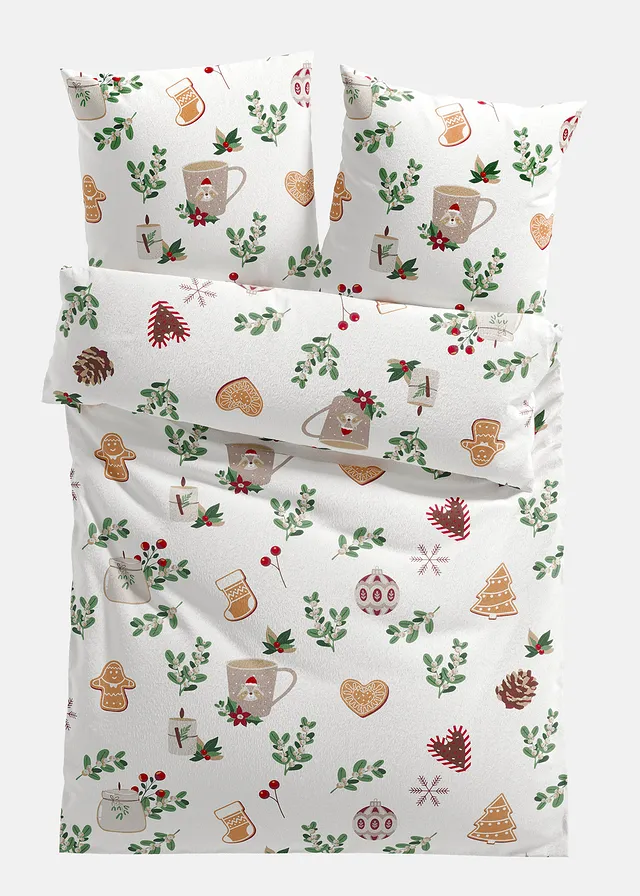 Lenjerie de pat cu fursecuri de Crăciun