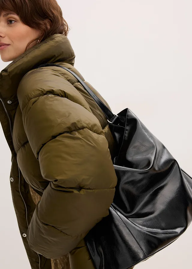 Oversized gewatteerde jas • olijfgroen • product-page.page-title-suffix