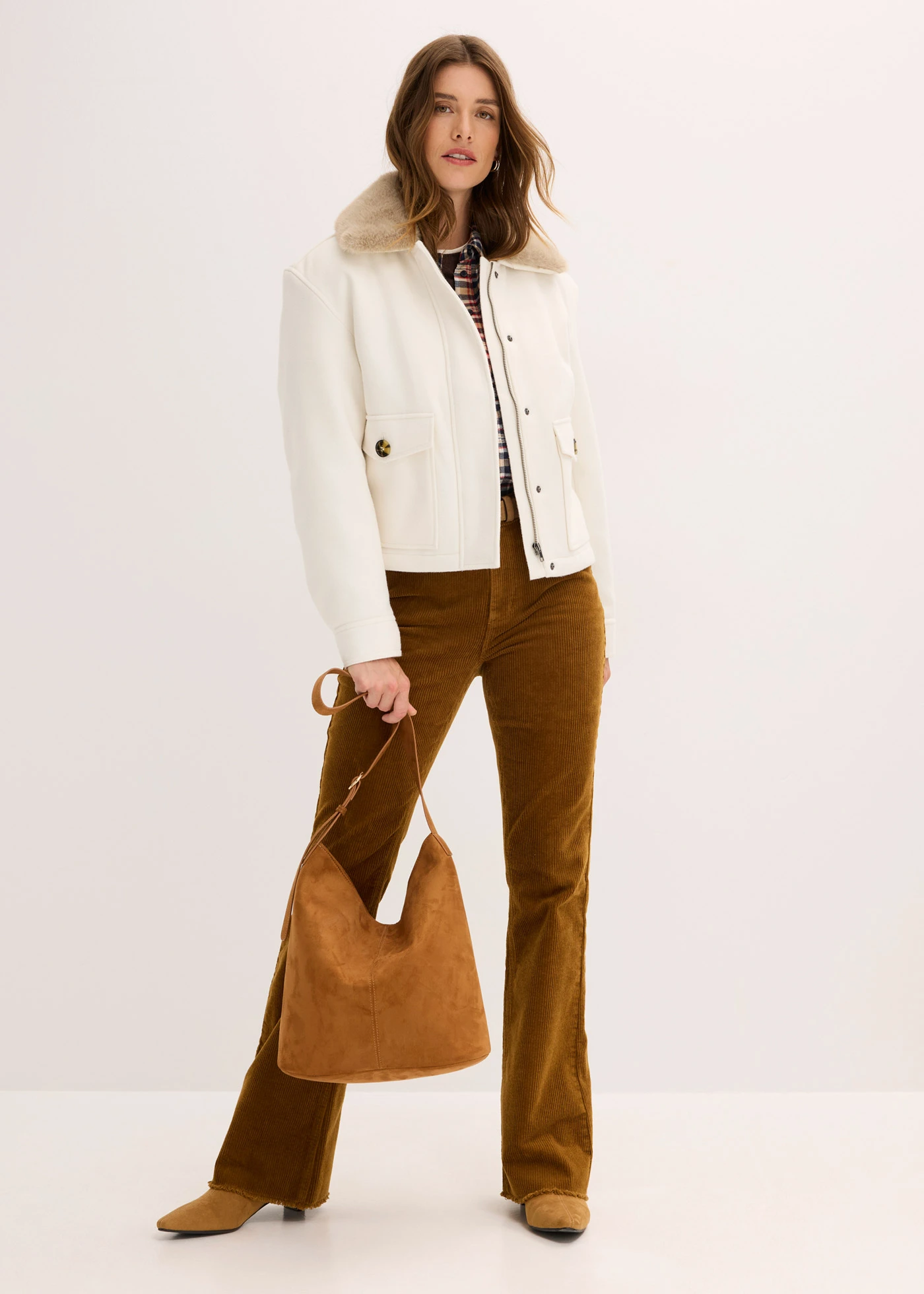 Veste d’hiver • blanc nacré • Boutique bonprix