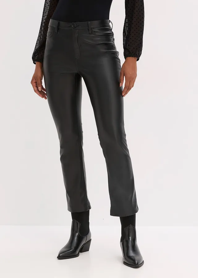 Imitatieleren broek • zwart • product-page.page-title-suffix