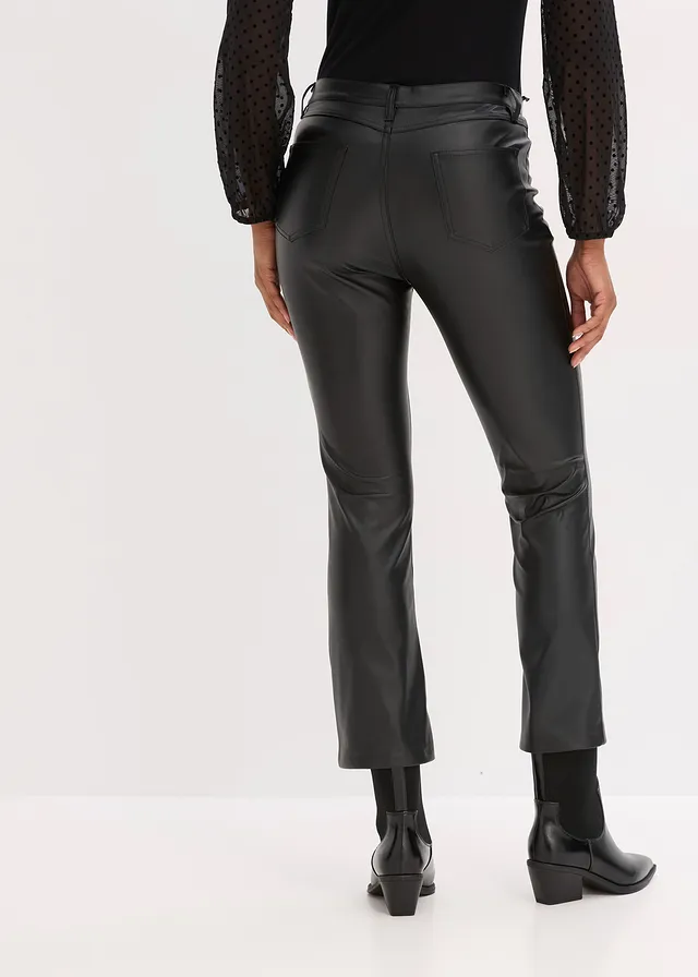 Imitatieleren broek • zwart • product-page.page-title-suffix