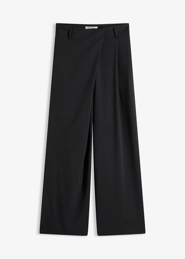 Pantaloni marlene din amestec de viscoză fluidă
