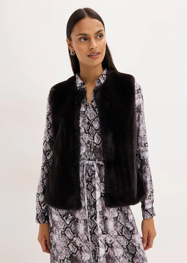 Gilet sans manches en peluche • noir • product-page.page-title-suffix