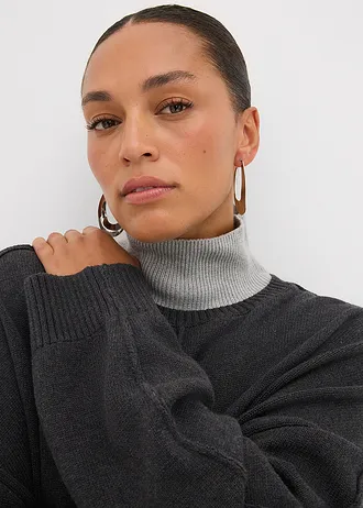 Trui • antraciet gemêleerd plus size • bonprix online shop