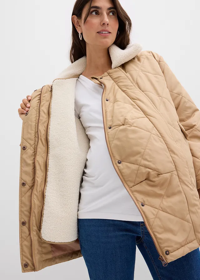Parka de grossesse et de portage 6-en-1 avec gilet sans manches amovible • camel mat • product-page.page-title-suffix