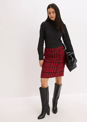 Blouse body, Kleur: zwart