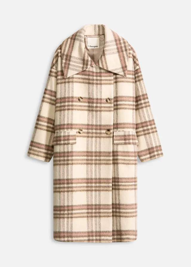 Kabát, oversize, z mäkkého vlneného mixu Kabát, oversize, z mäkkého vlneného mixu