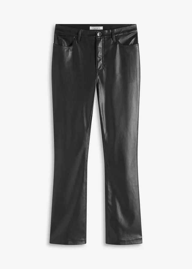 Pantaloni din imitație de piele