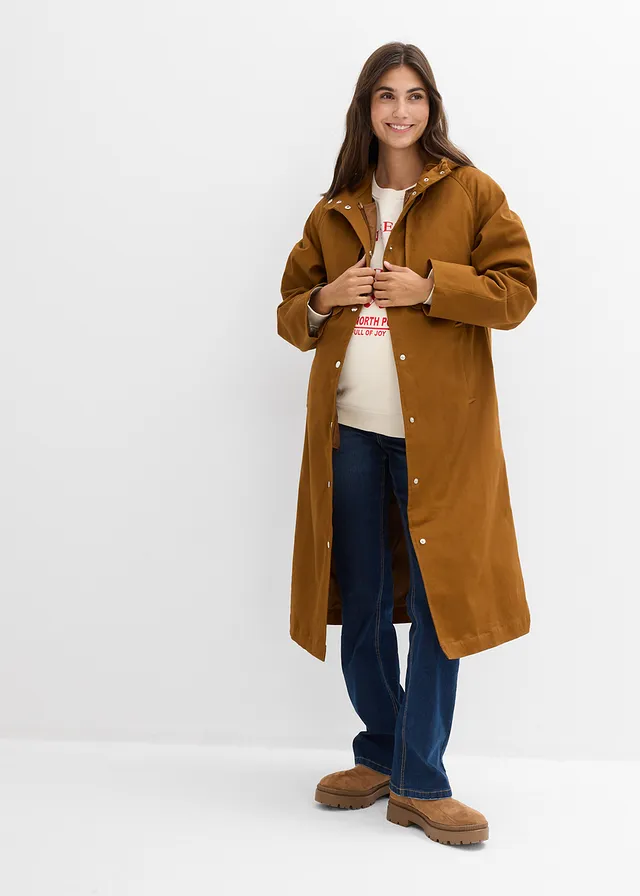 Manteau de grossesse et de portage déperlant 6-en-1 avec gilet intérieur amovible • chocolat • product-page.page-title-suffix