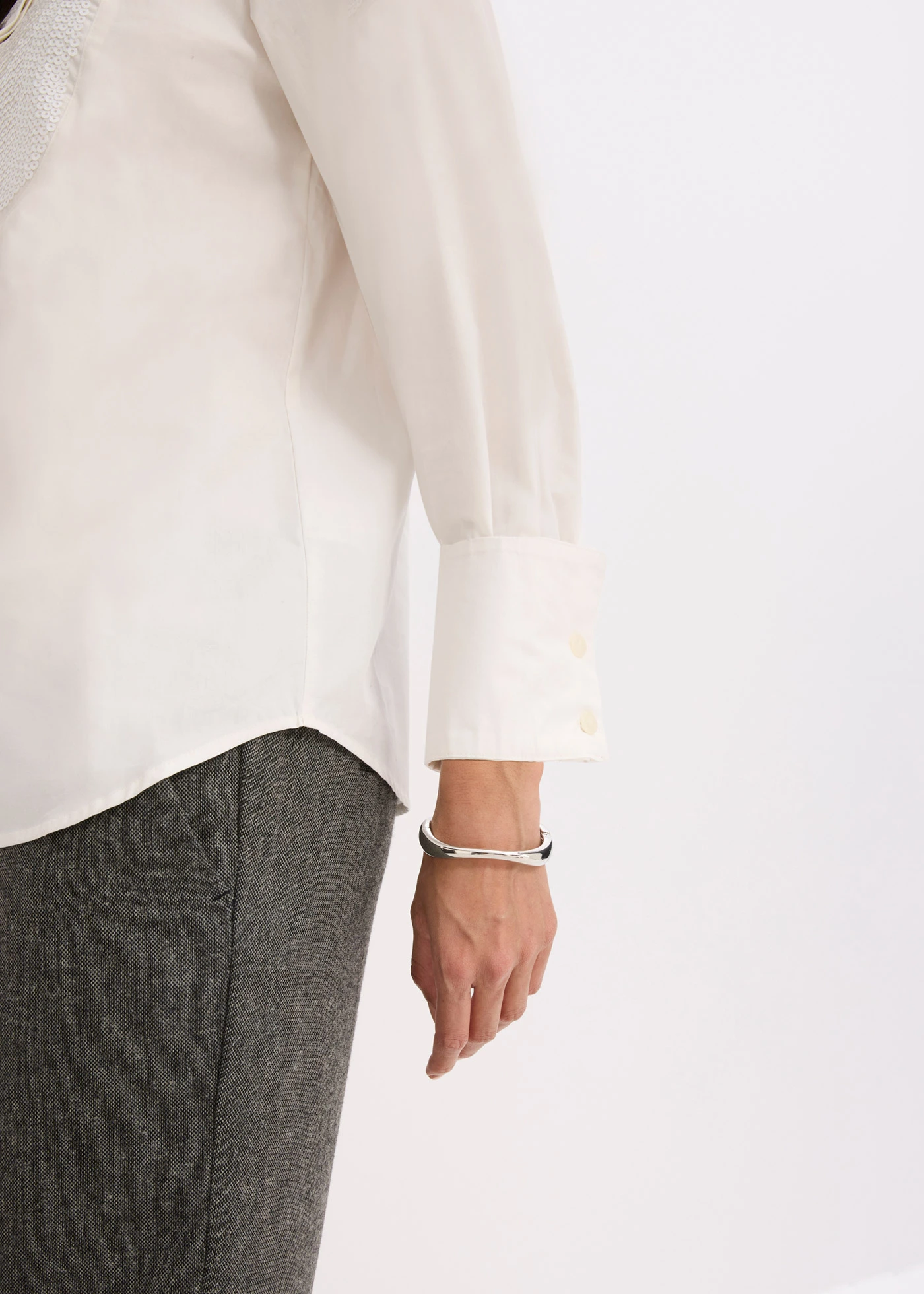 Tunika s flitry • přírodní bílá • bonprix obchod