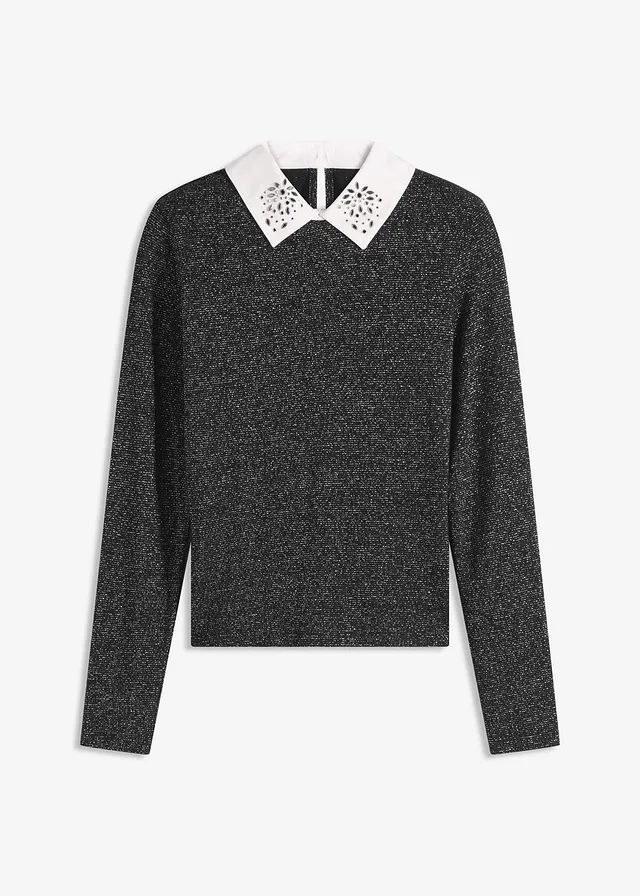 Bluză din tricot din amestec de bumbac