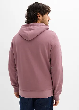 Hoodie van katoen, Kleur: mat violet