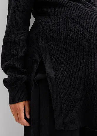 Zwangerschaps- en borstvoedingstrui van katoen met wol • zwart • bonprix online shop