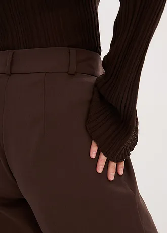 Kalhoty Marlene • tmavě hnědá • bonprix obchod