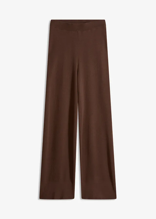 Pantaloni din tricot fin și moale cu viscoză