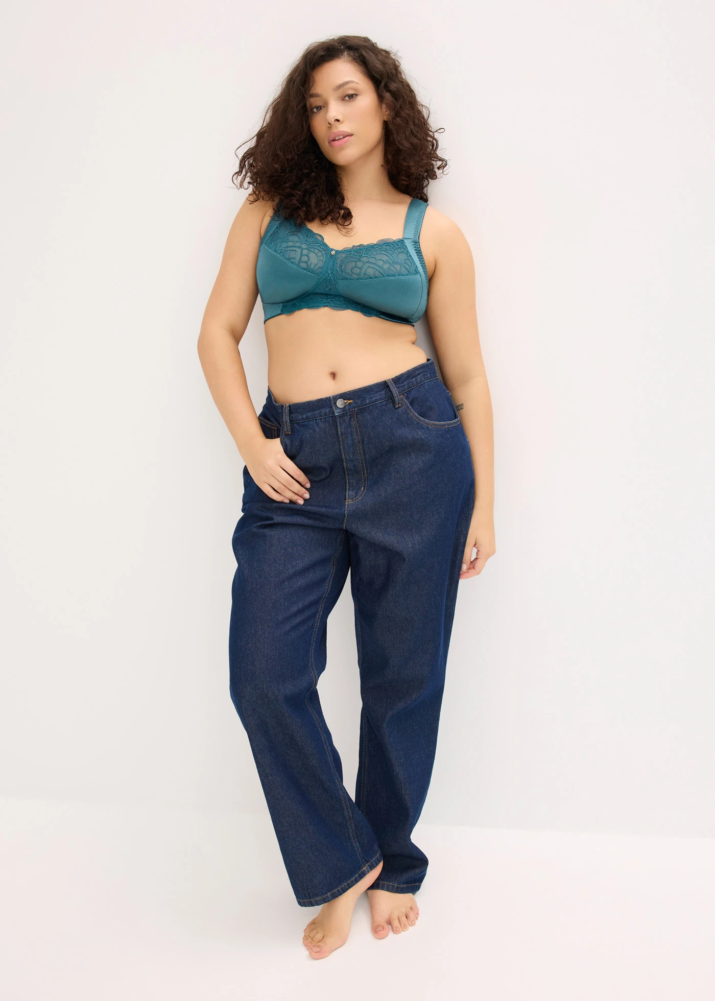 Steun bh zonder beugels • pepergroen plus size • bonprix online shop