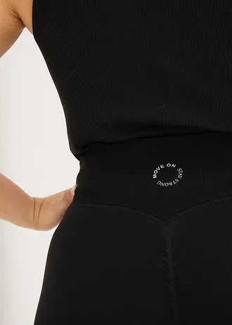 Bezešvé sportovní legíny • černá plus size • bonprix obchod