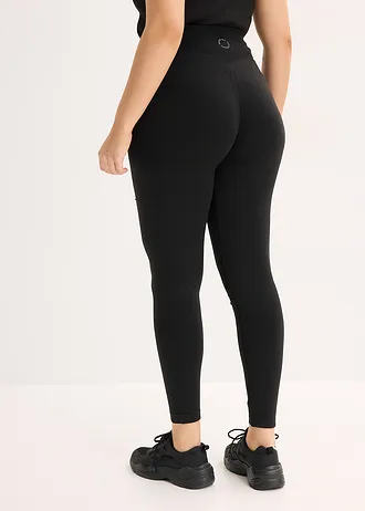 Bezešvé sportovní legíny • černá plus size • bonprix obchod