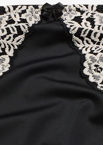 Chilot panty cu efect modelator ușor • negru/ecru • magazin bonprix