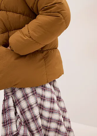 Vízlepergető steppelt dzseki • konyakbarna • bonprix áruház