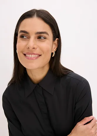 Cămașă tip body • negru • magazin bonprix