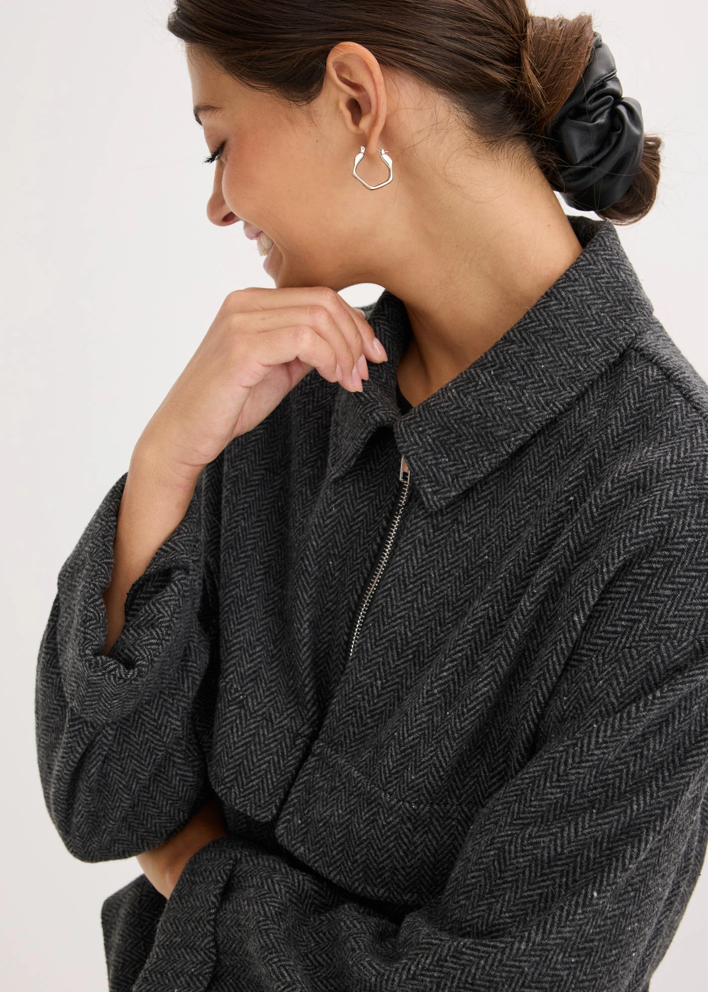 Jas • antraciet gemêleerd • bonprix online shop