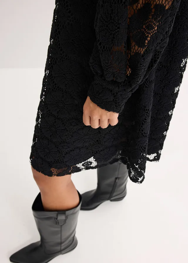 Robe courte en dentelle • noir • product-page.page-title-suffix