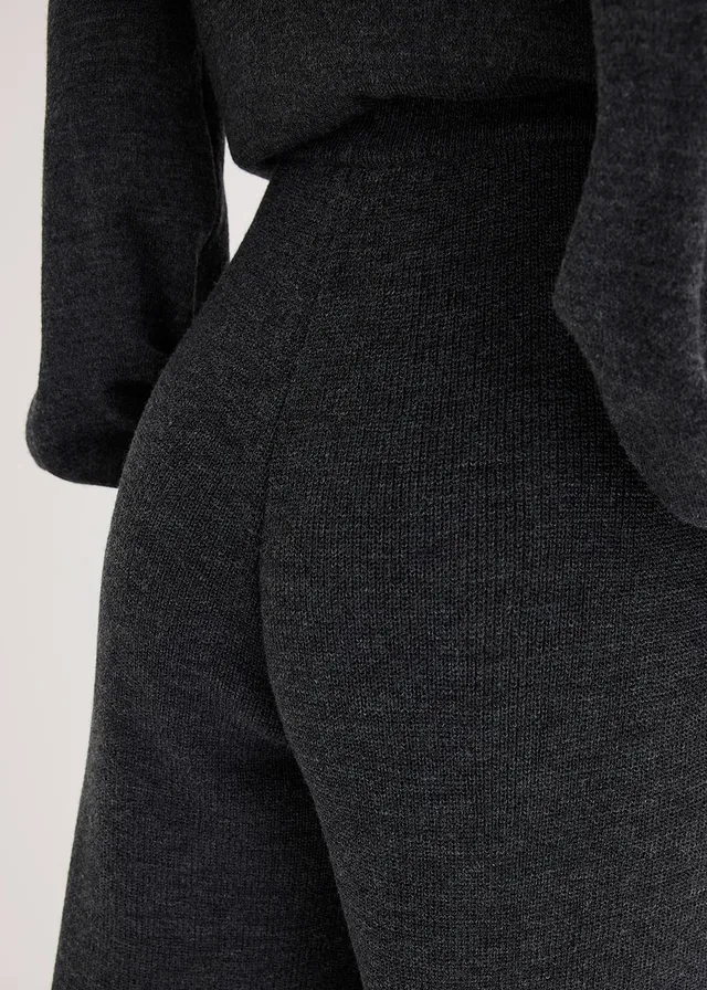 Fijngebreide broek • antraciet gemêleerd • product-page.page-title-suffix
