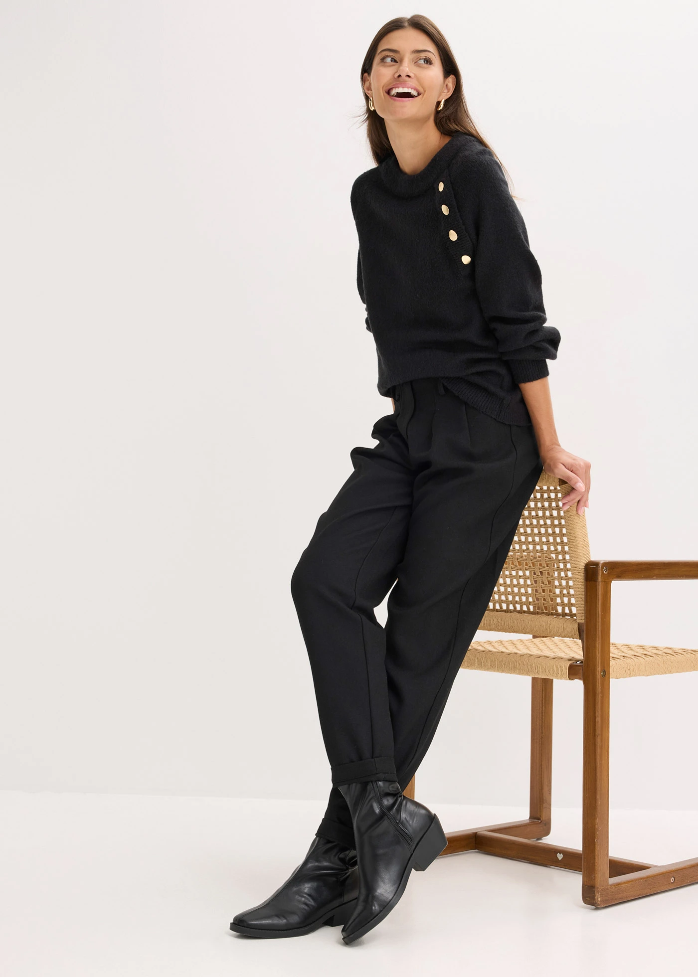 Svetr • černá • bonprix obchod