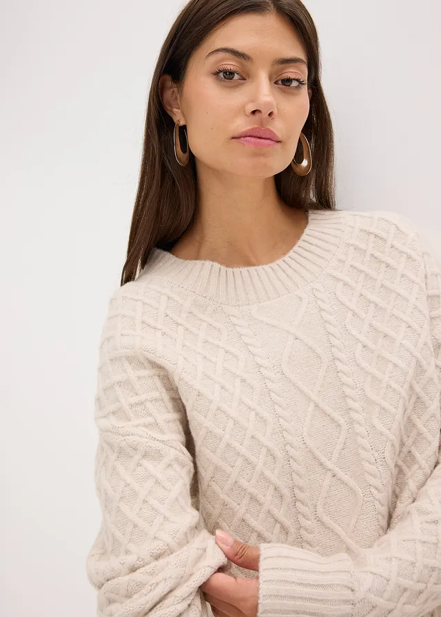 Pull • beige chiné • product-page.page-title-suffix