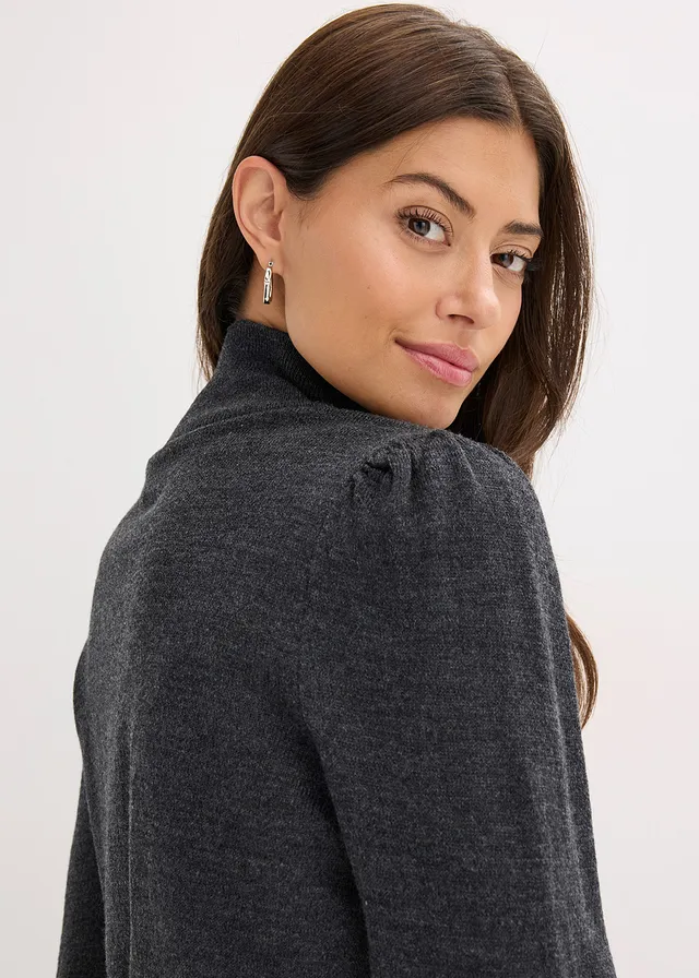 Pull en fine maille • anthracite chiné • product-page.page-title-suffix