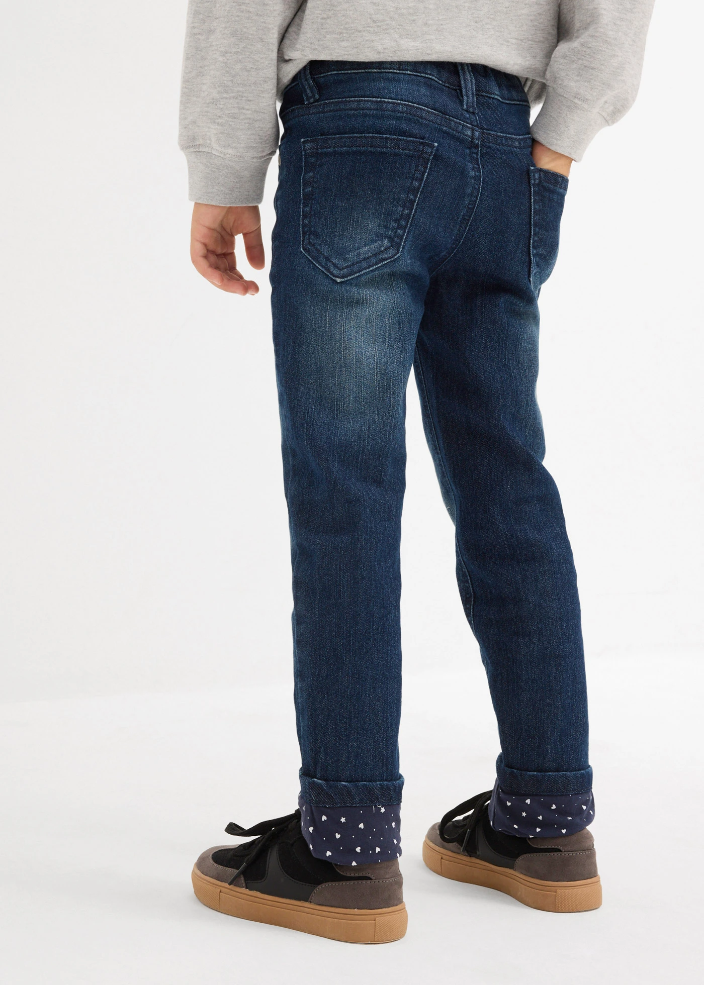 Meisjes thermojeans, slim fit • donkerblauw denim • bonprix online shop