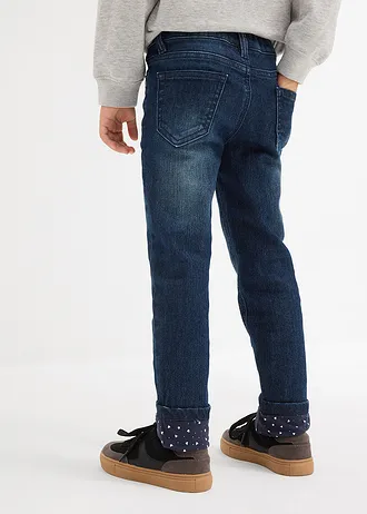 Meisjes thermojeans, slim fit • donkerblauw denim • bonprix online shop
