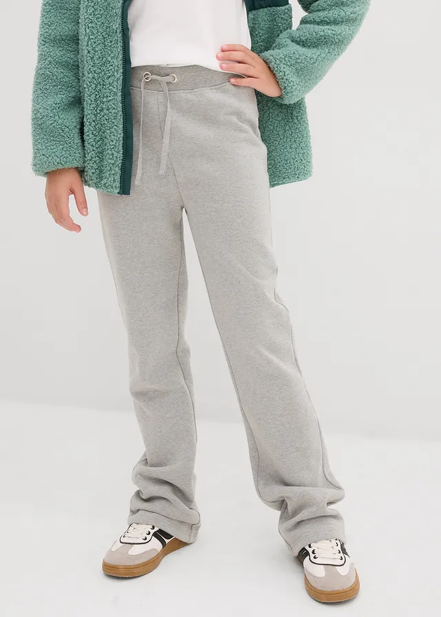 Lot de 2 pantalons de jogging 100% coton • noir + gris clair chiné • product-page.page-title-suffix