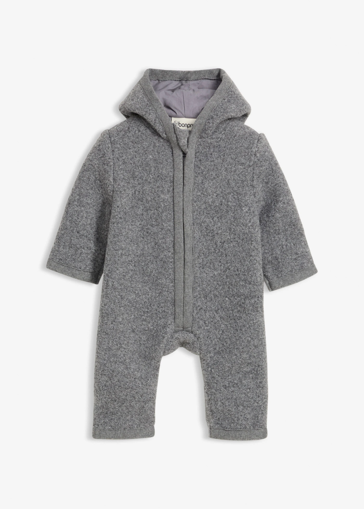 Combinaison aspect laine • gris clair chiné • Boutique bonprix