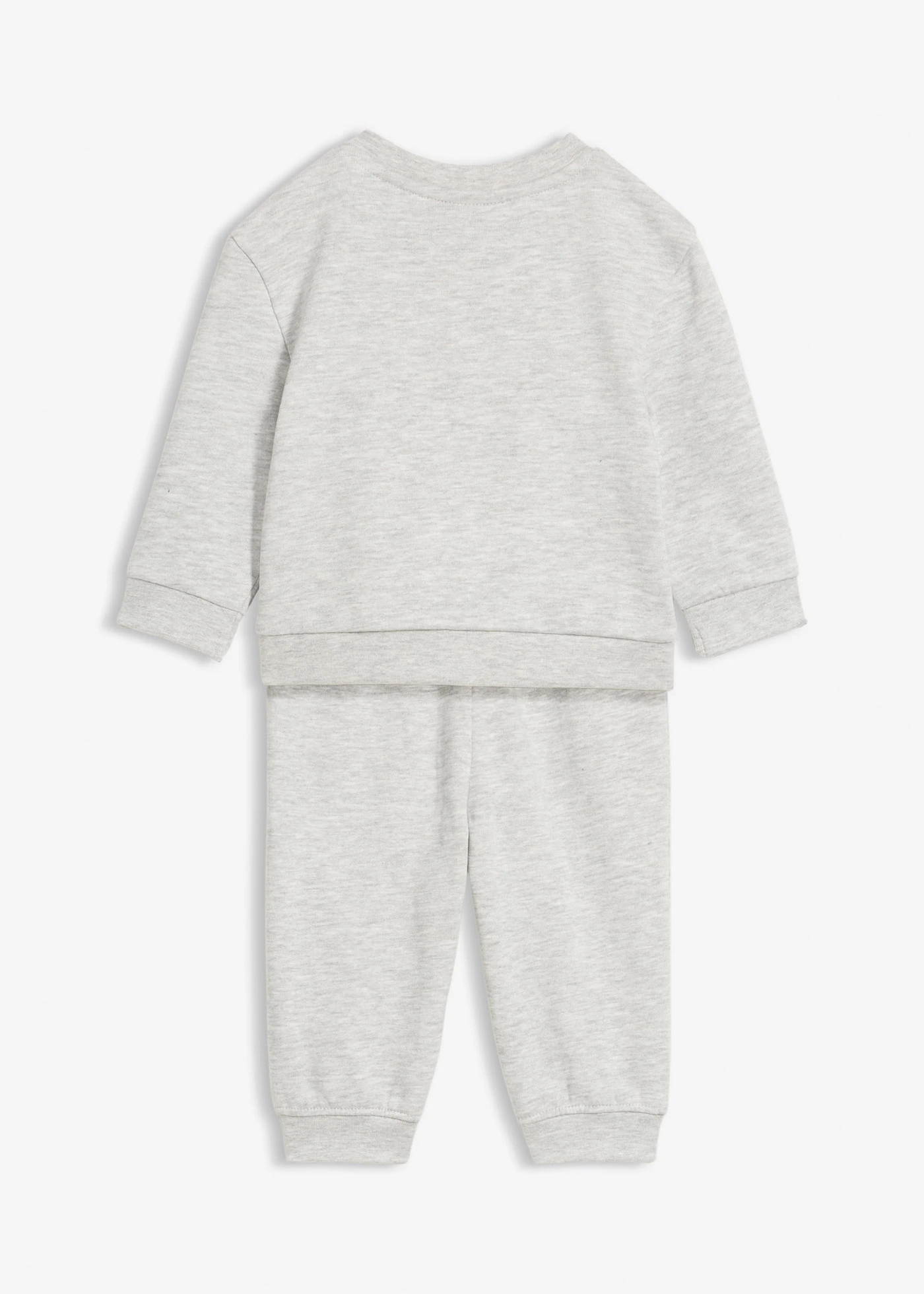 Mikina a kalhoty (2dílná souprava) • světle šedý melír-tmavě modro-jahodová melír • bonprix obchod