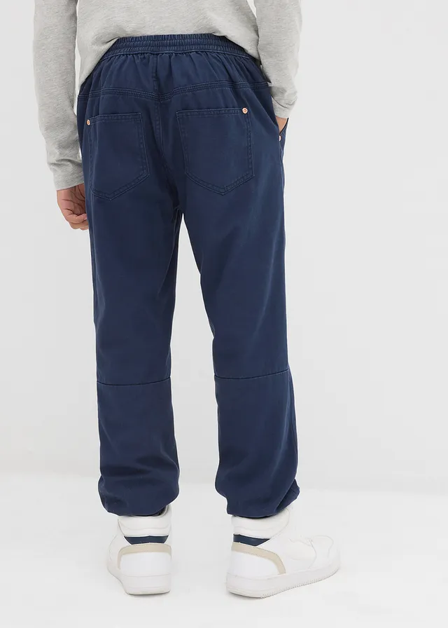 Jongens thermobroek met zachte voering van katoen, regular fit, Kleur: donkerblauw