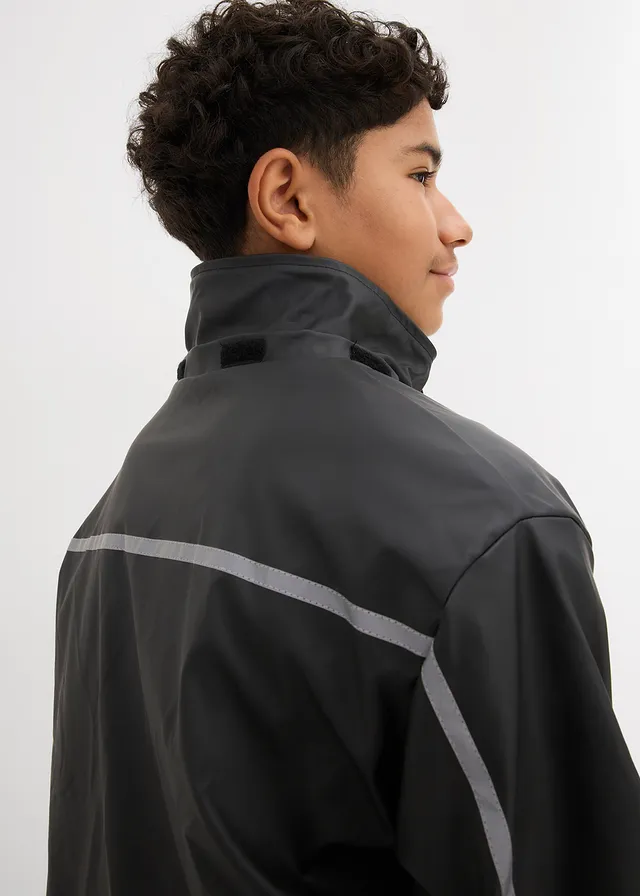 Imperméable thermique à doublure polaire et capuche amovible • noir • product-page.page-title-suffix