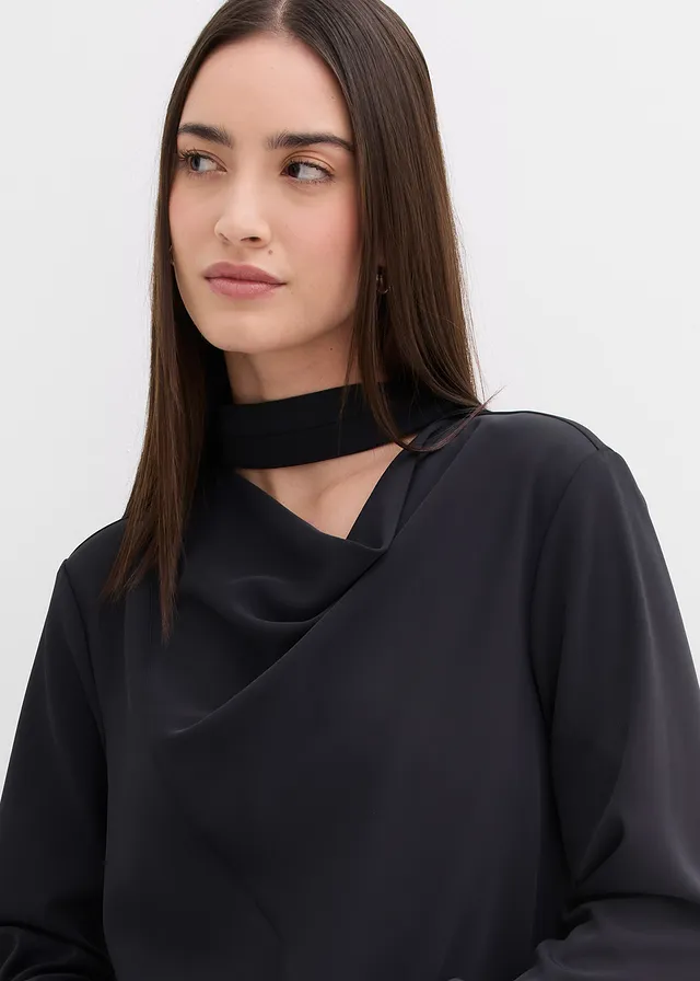 Blouse légèrement brillante • noir • product-page.page-title-suffix