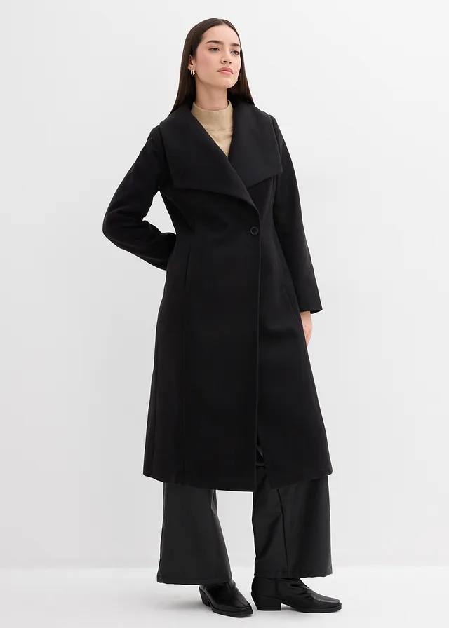 Manteau, Couleur: noir