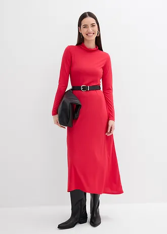 Robe en jersey doux, Couleur: rouge